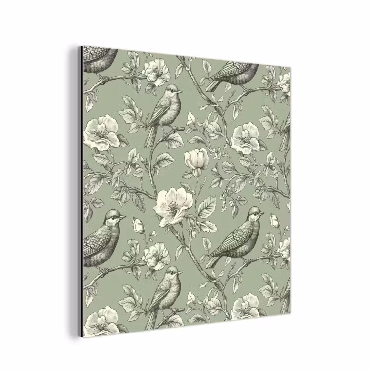 Aluminium schilderij - Klassiek - Botanisch - Groen — 1