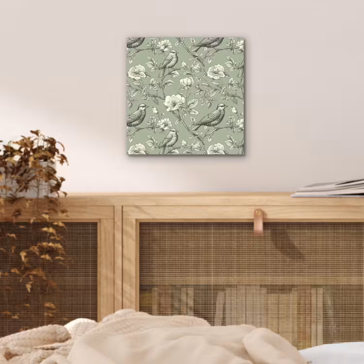 Aluminium schilderij - Klassiek - Botanisch - Groen — 4