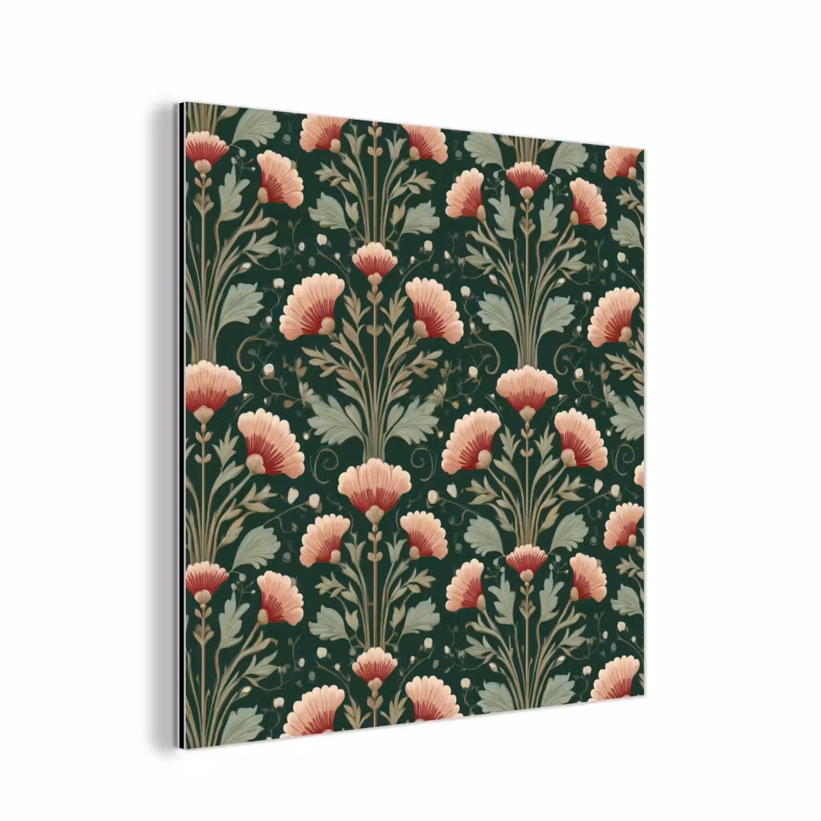 Aluminium schilderij - Patroon - Botanisch - Kleurrijk — 1