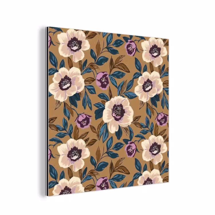 Aluminium schilderij - Floraal - Stilleven - Kleurrijk — 1