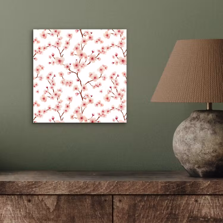 Aluminium schilderij - Kersenbloesem - Takken - Roze — 3