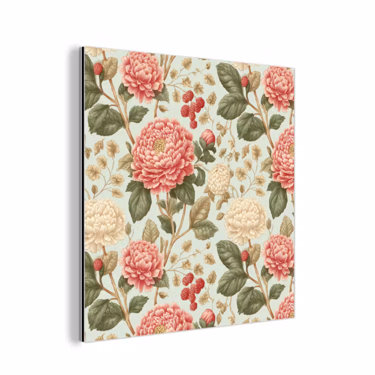 Aluminium schilderij - Klassiek - Botanisch - Veelkleurig — 1