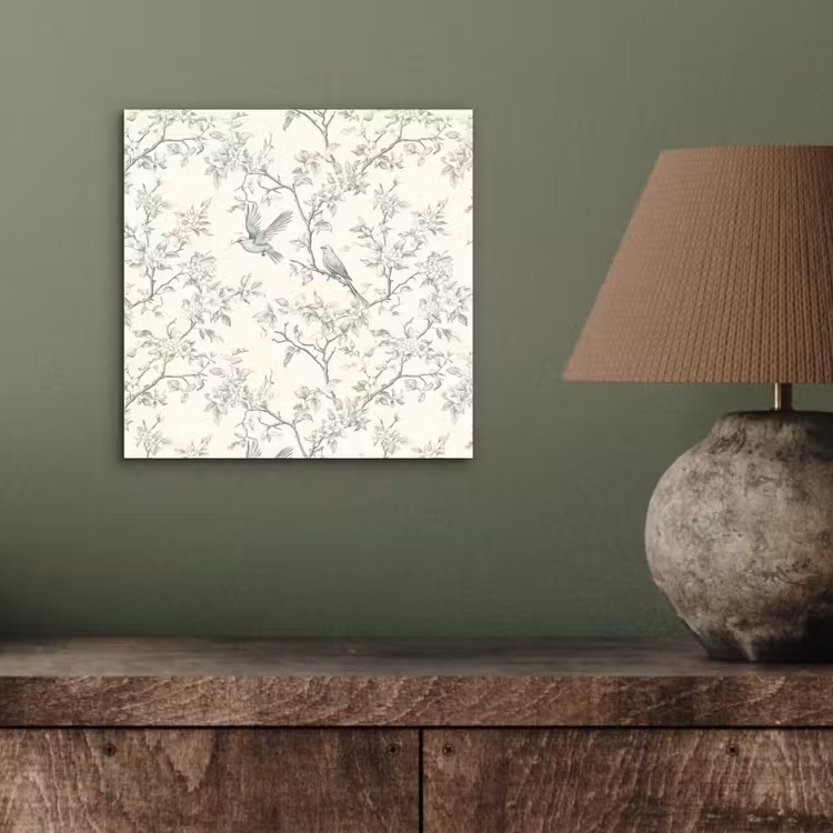Aluminium schilderij - Klassiek - Vogels - Groen — 3