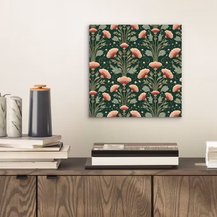 Aluminium schilderij - Patroon - Botanisch - Kleurrijk — 2