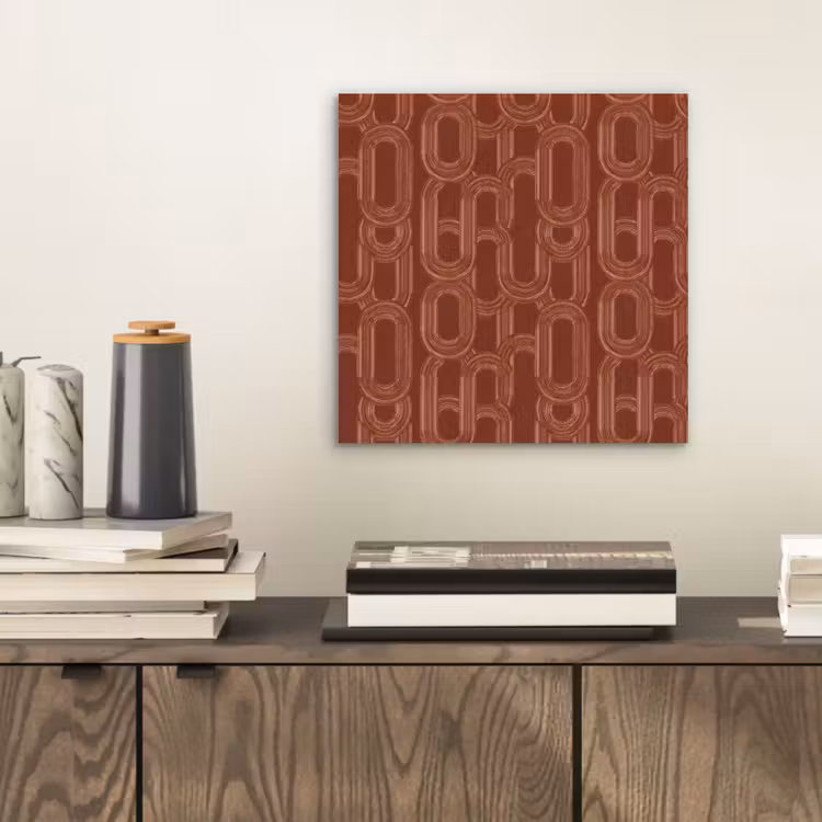 Aluminium schilderij - Abstract - Textuur - Bruin — 2