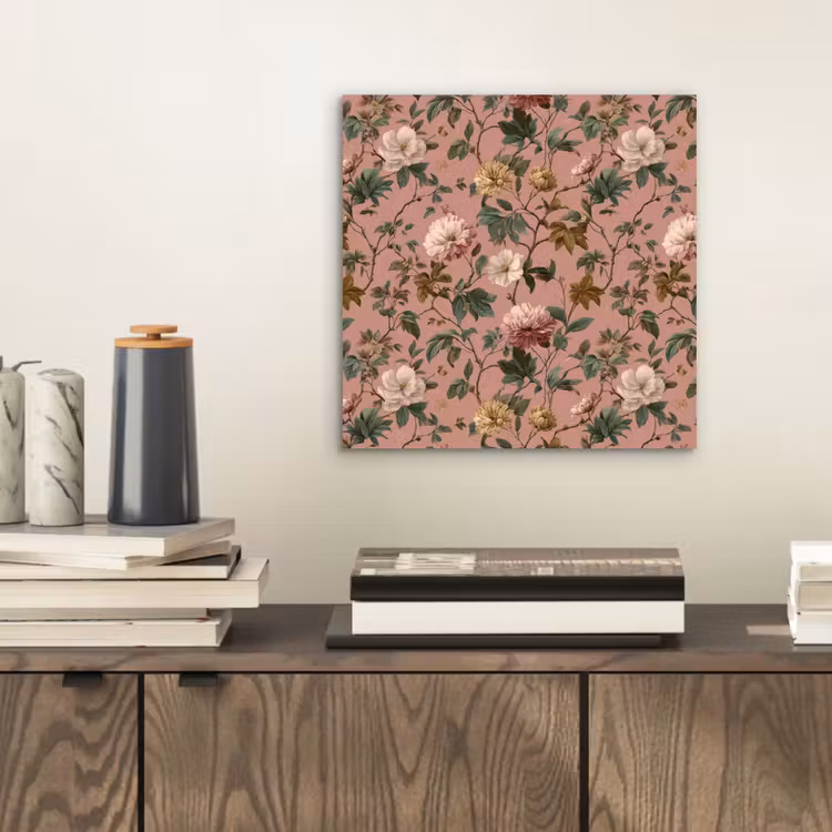 Aluminium schilderij - Bloemen - Klassiek - Roze — 2