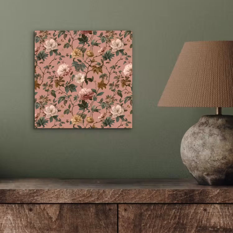 Aluminium schilderij - Bloemen - Klassiek - Roze — 3