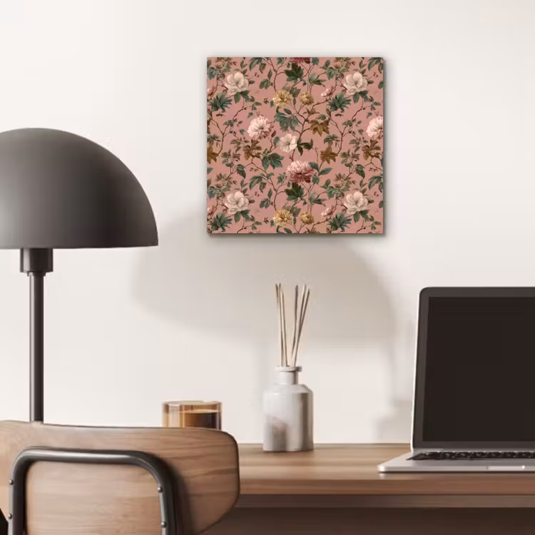 Aluminium schilderij - Bloemen - Klassiek - Roze — 6