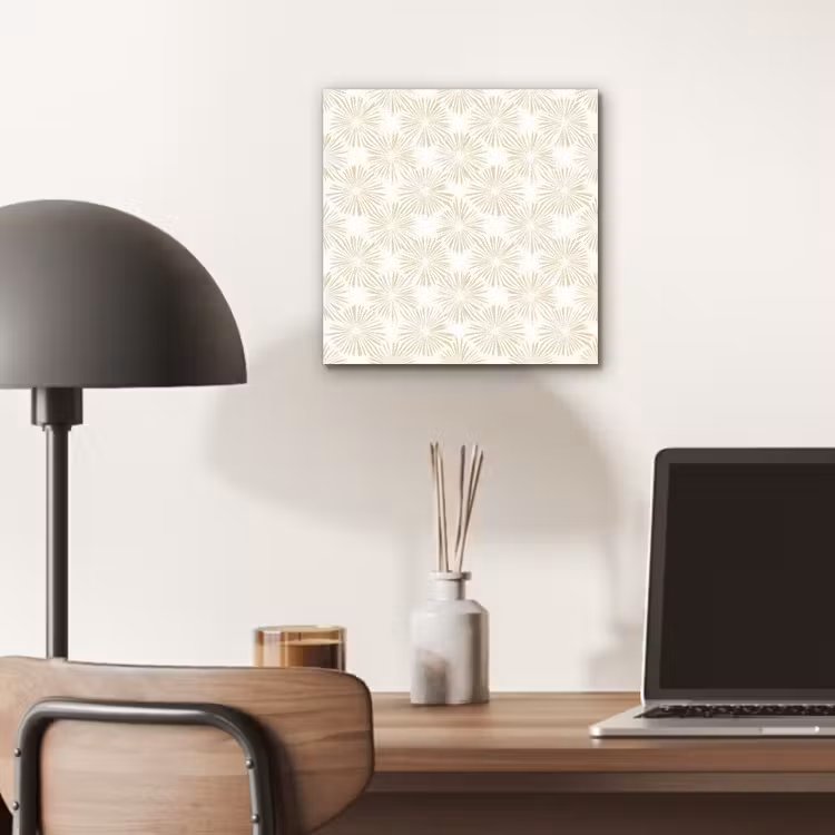 Aluminium schilderij - Abstract - Motief - Beige — 6