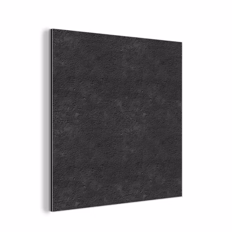 Aluminium schilderij - Donkergrijs - Asfaltstructuur - Ruw — 1