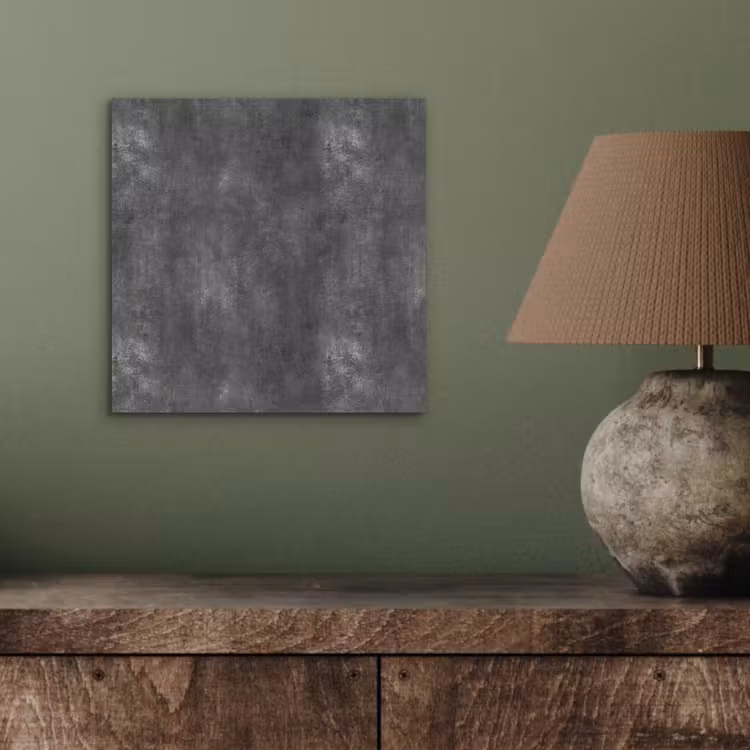 Aluminium schilderij - Donkergrijs - Ruw - Beton — 3