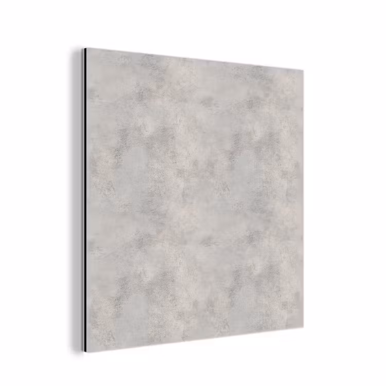 Aluminium schilderij - Grijs - Beton - Industrieel — 1