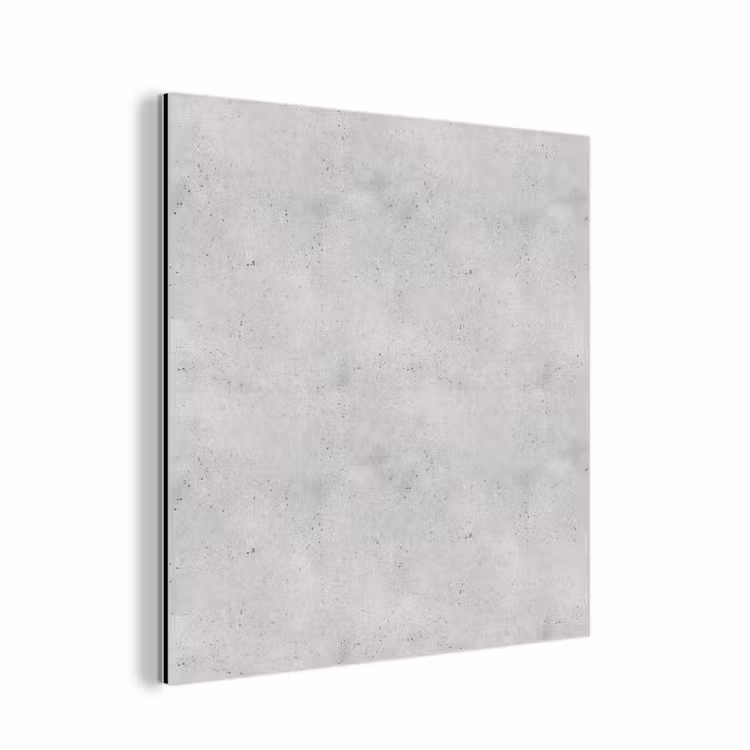 Aluminium schilderij - Grijs - Beton - Neutraal — 1