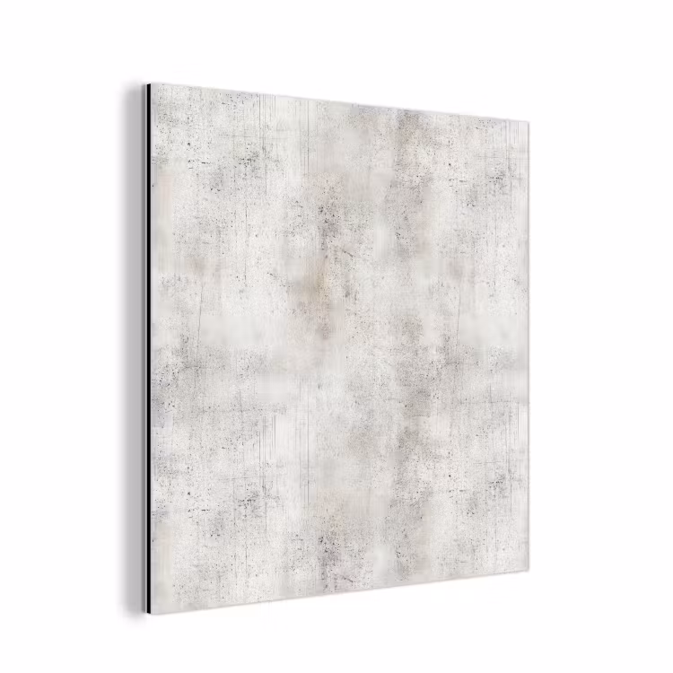 Aluminium schilderij - Grijs - Beton - Verweerd — 1