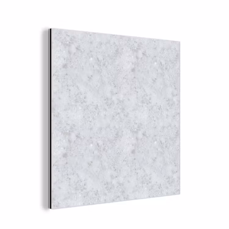 Aluminium schilderij - Grijs - Terrazzo-effect - Beton — 1