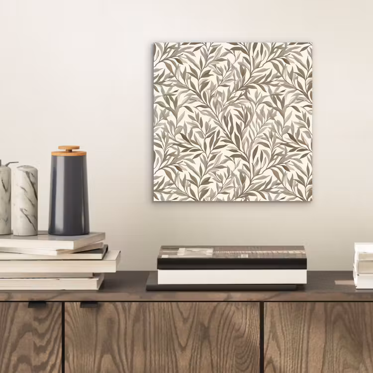 Aluminium schilderij - Takken - Botanisch - Taupe — 2