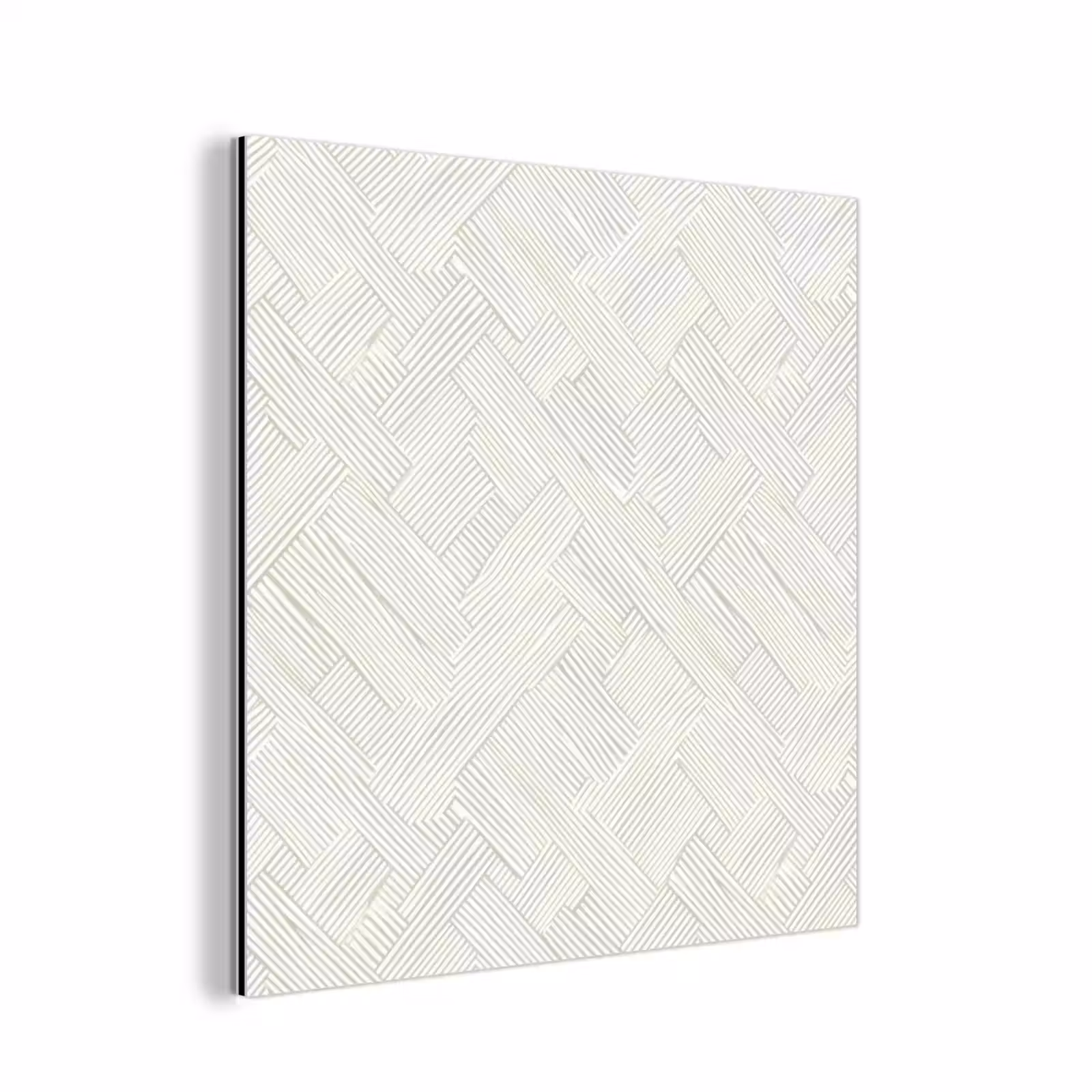 Aluminium schilderij - Textuur - Abstract - Beige — 1