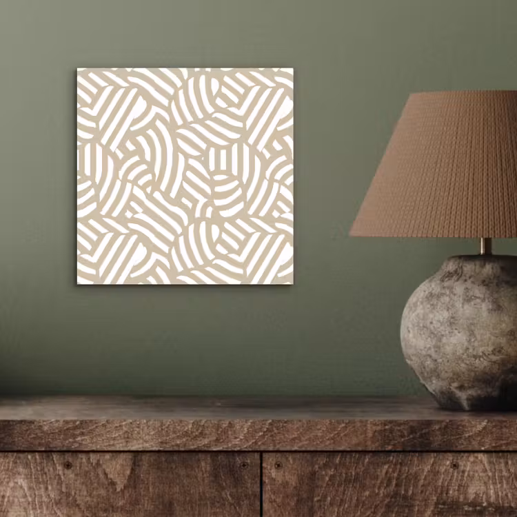 Aluminium schilderij - Abstract - Modern - Beige — 3