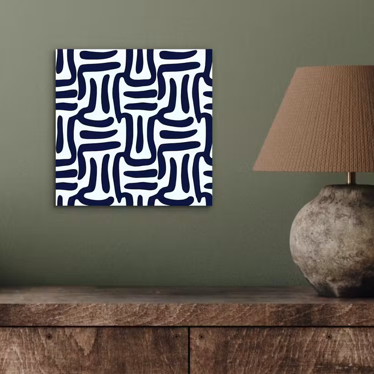 Aluminium schilderij - Abstract - Modern - Blauw — 3