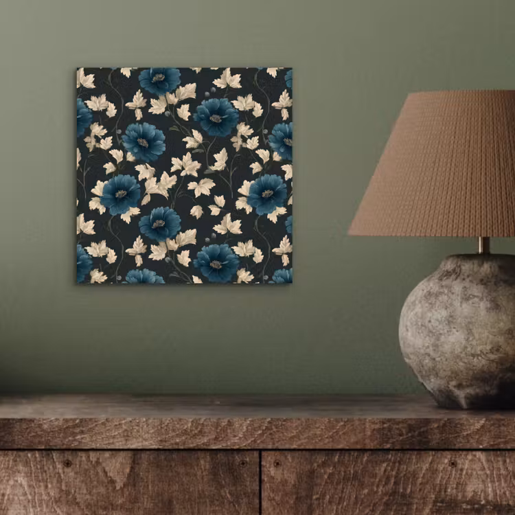 Aluminium schilderij - Botanisch - Bloemen - Blauw — 3