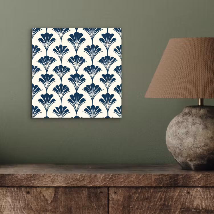 Aluminium schilderij - Klassiek - Motief - Blauw — 3