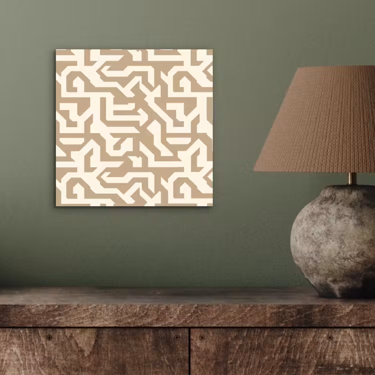 Aluminium schilderij - Modern - Abstract - Beige — 3