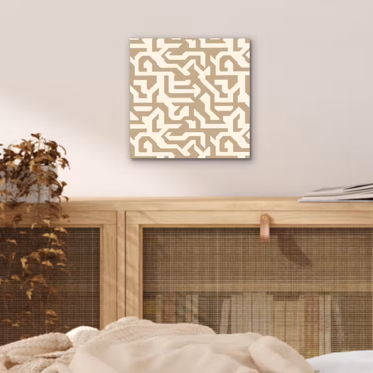 Aluminium schilderij - Modern - Abstract - Beige — 4
