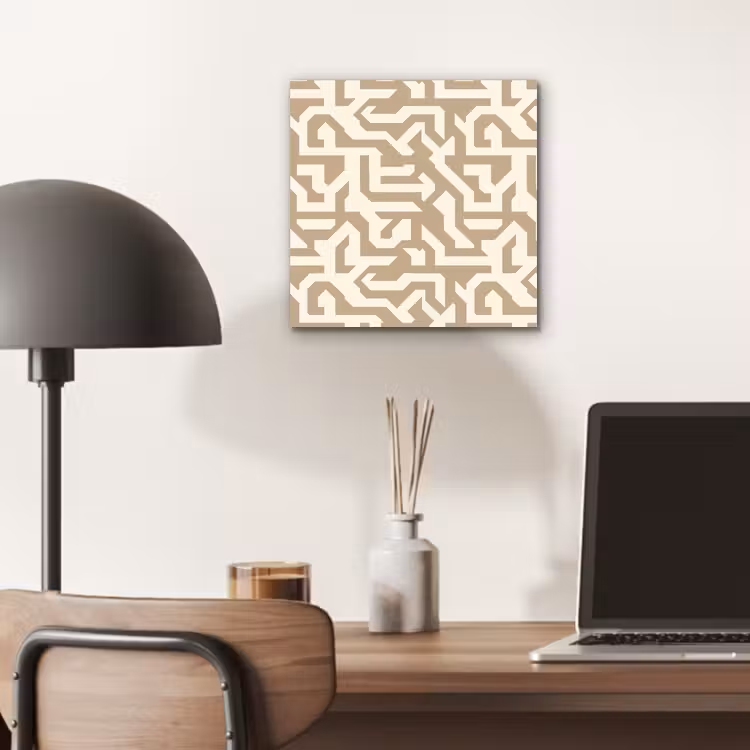 Aluminium schilderij - Modern - Abstract - Beige — 6