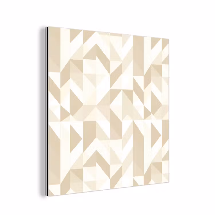 Aluminium schilderij - Modern - Abstract - Beige — 1
