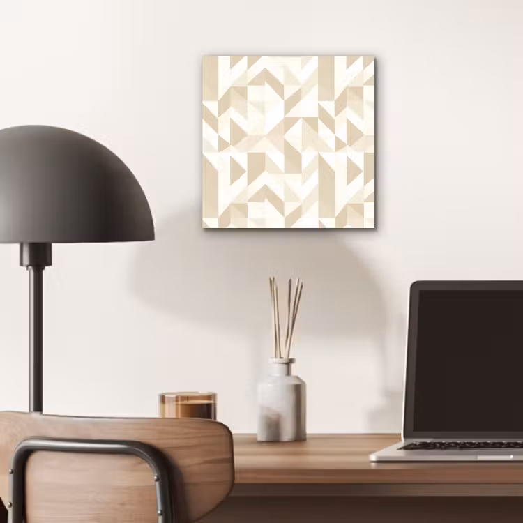 Aluminium schilderij - Modern - Abstract - Beige — 6
