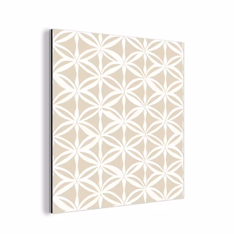 Aluminium schilderij - Motief - Modern - Beige — 1