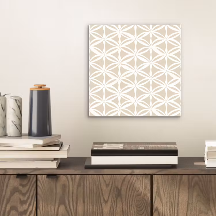 Aluminium schilderij - Motief - Modern - Beige — 2