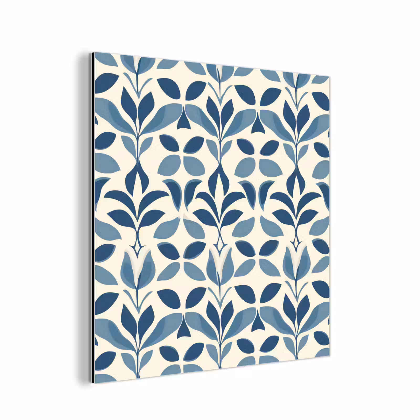 Aluminium schilderij - Flora - Modern - Blauw — 1