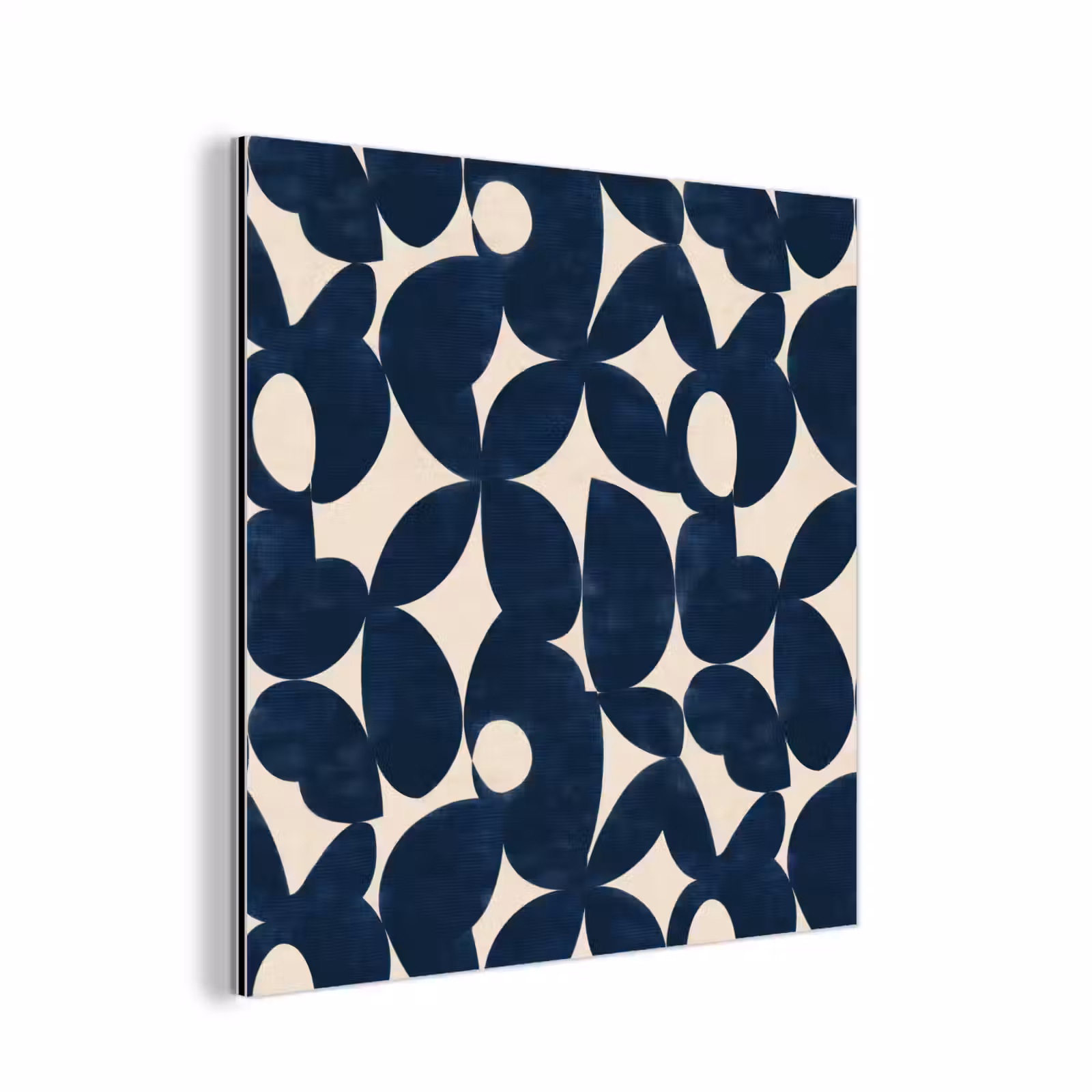 Aluminium schilderij - Modern - Geometrisch - Blauw — 1
