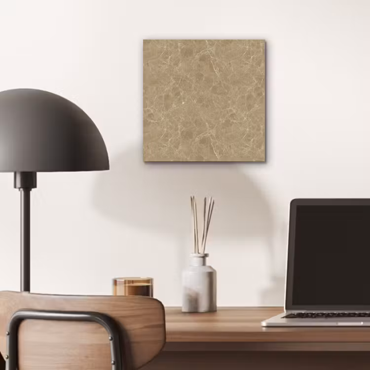 Aluminium schilderij - Beige - Marmer - Witte aders — 6