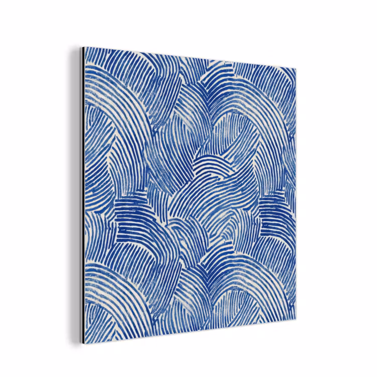 Aluminium schilderij - Modern - Abstract - Blauw — 1