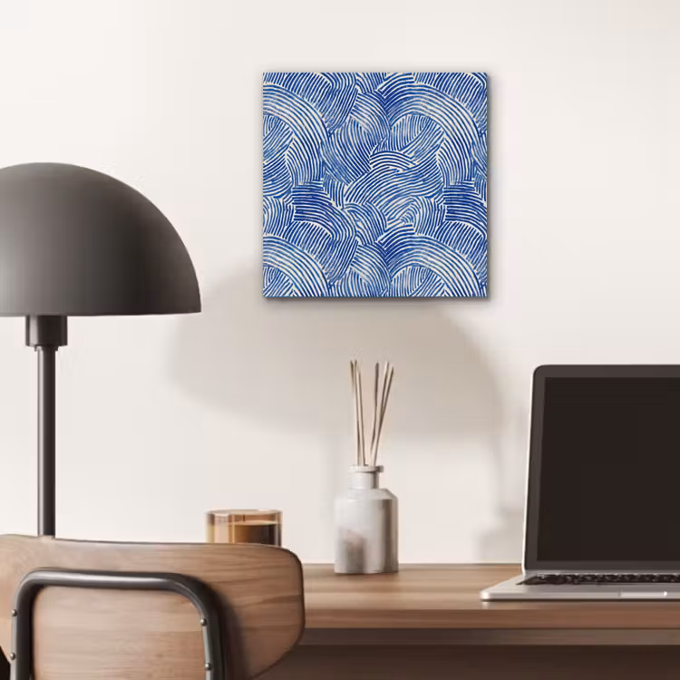 Aluminium schilderij - Modern - Abstract - Blauw — 6