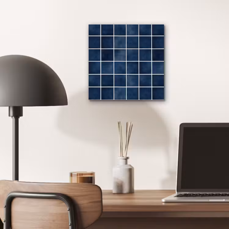 Aluminium schilderij - Tegel - Modern - Blauw — 6