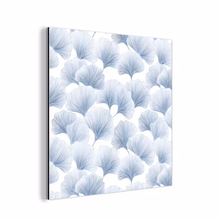 Aluminium schilderij - Waaier - Modern - Blauw — 1