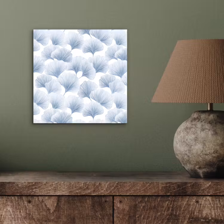 Aluminium schilderij - Waaier - Modern - Blauw — 3