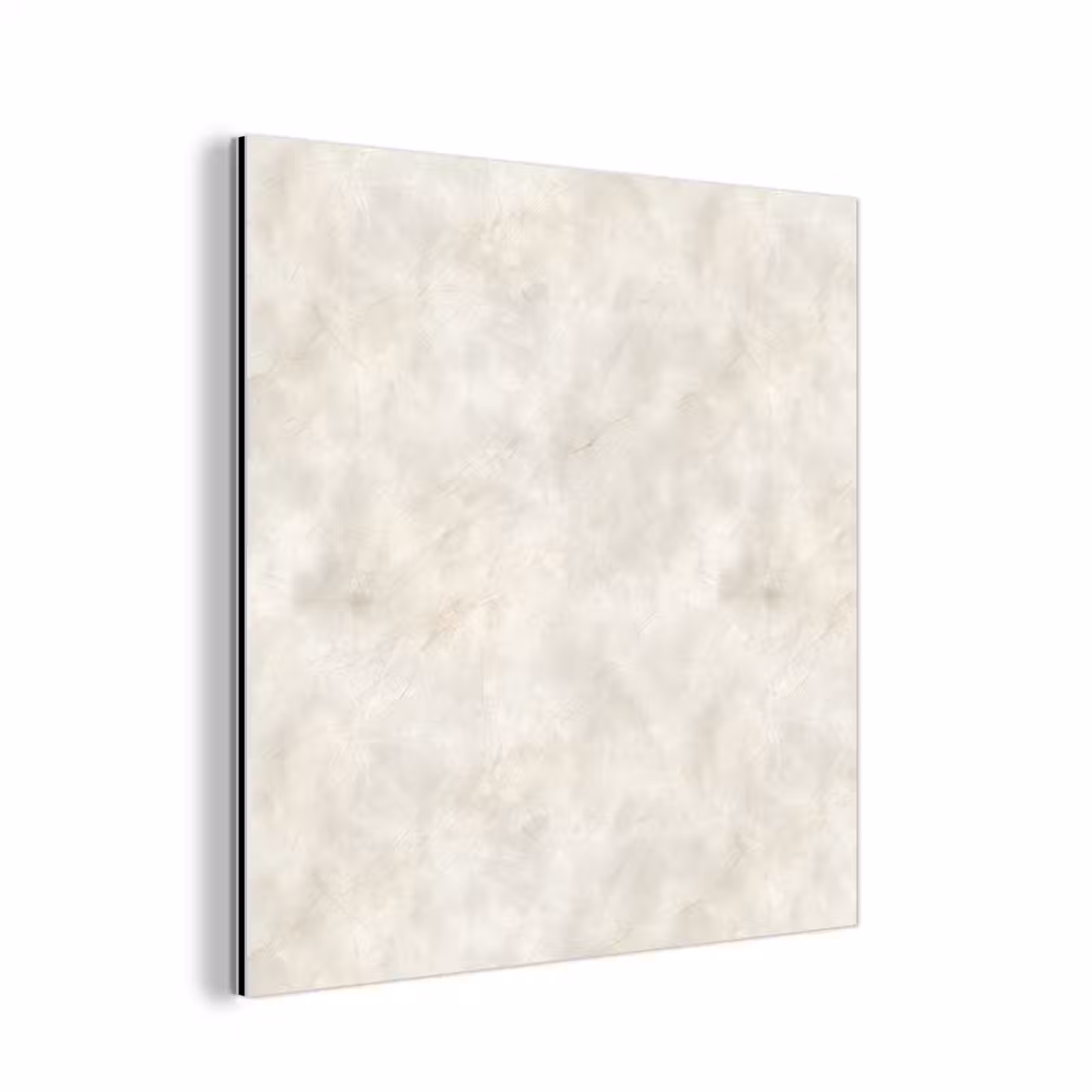 Aluminium schilderij - Crèmebeige - Marmer - Aders — 1