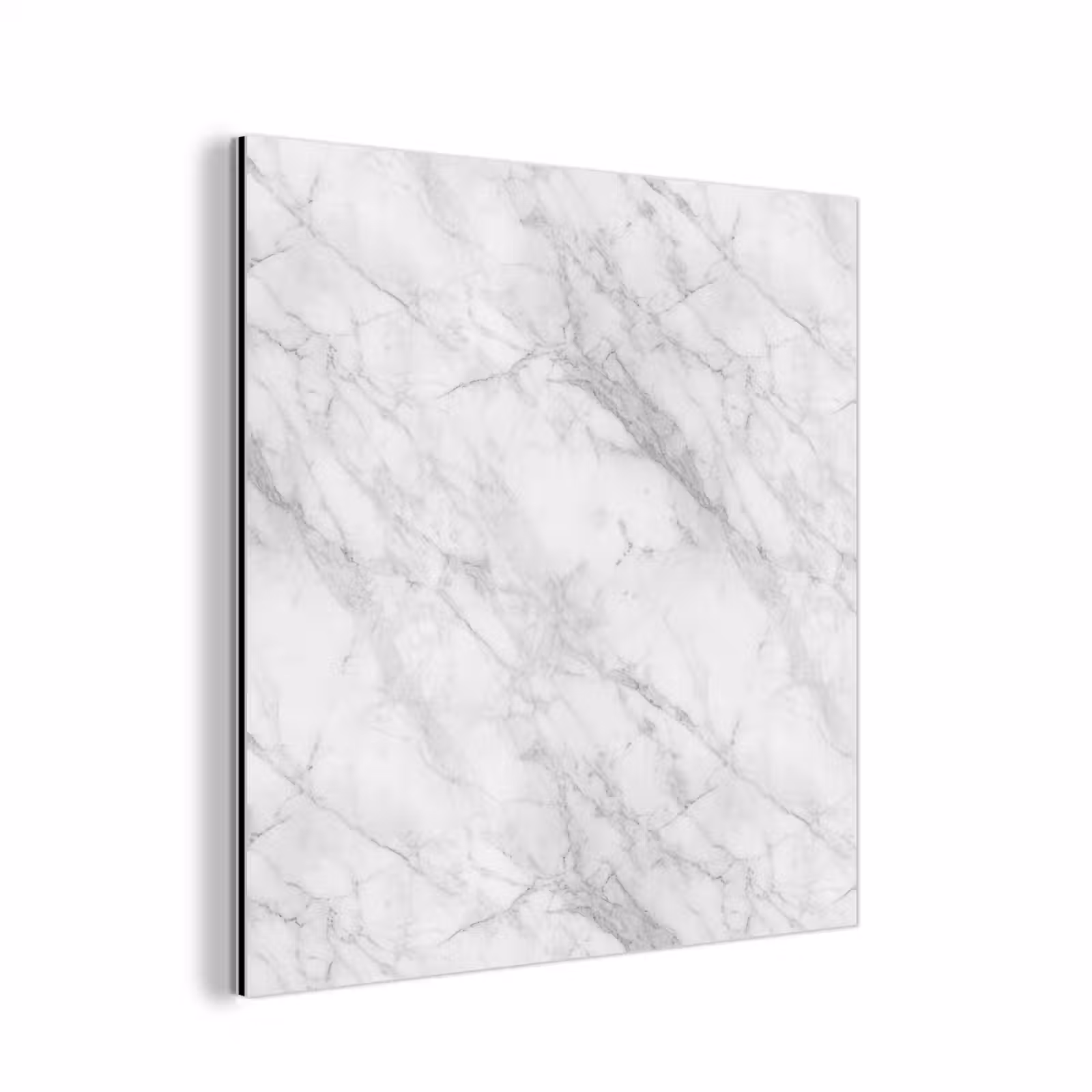 Aluminium schilderij - Klassiek - Marmer - Grijs — 1