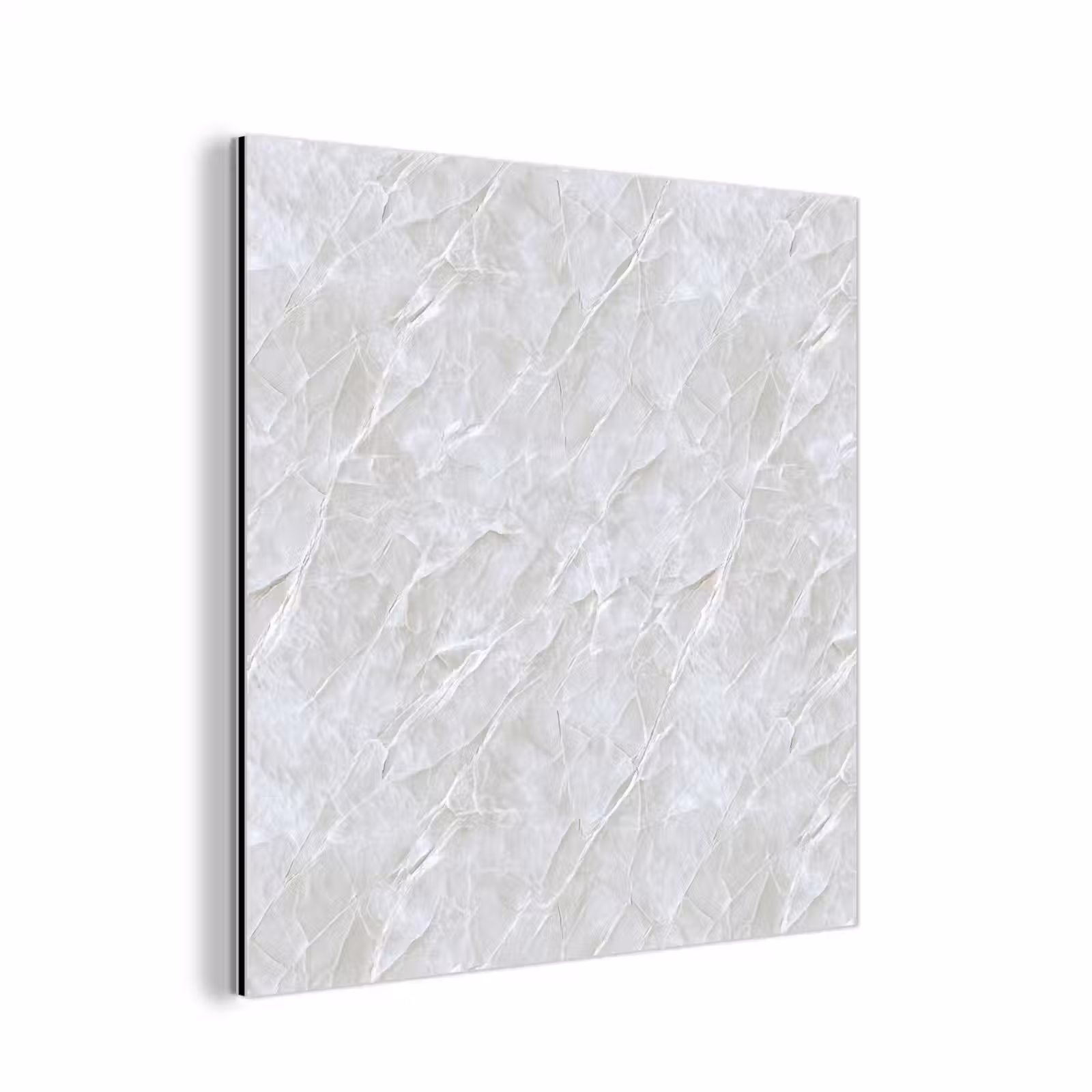 Aluminium schilderij - Oppervlakte - Textuur - Grijs — 1