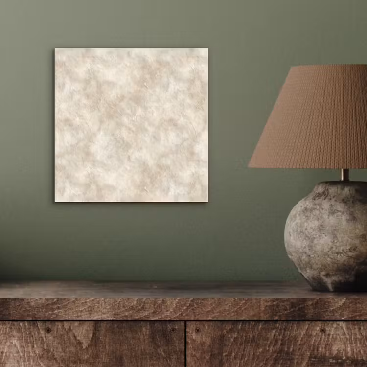 Aluminium schilderij - Beige - Reliëfstructuur - Natuursteen — 3