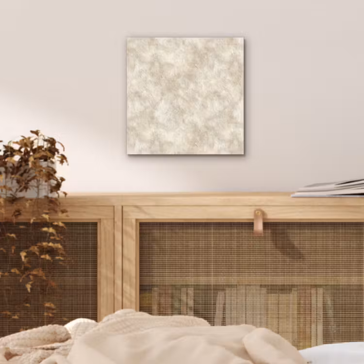 Aluminium schilderij - Beige - Reliëfstructuur - Natuursteen — 4