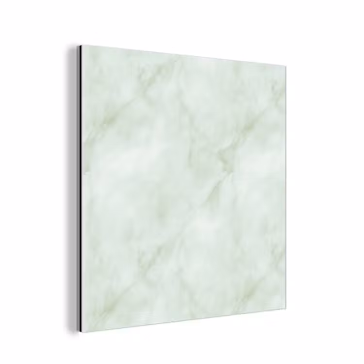 Aluminium schilderij - Groen - Marmer - Vloeiende aders — 1