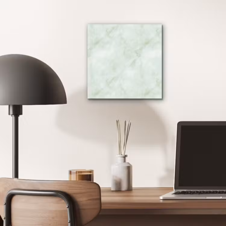 Aluminium schilderij - Groen - Marmer - Vloeiende aders — 6