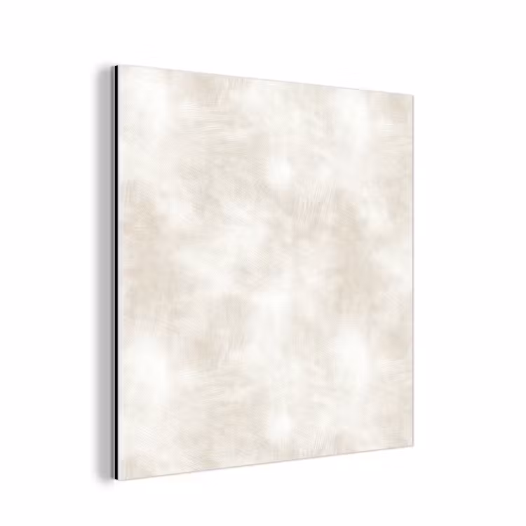 Aluminium schilderij - Subtiel - Structuur - Beige — 1
