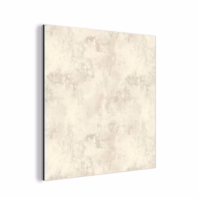 Aluminium schilderij - Patroon - Organisch - Beige — 1