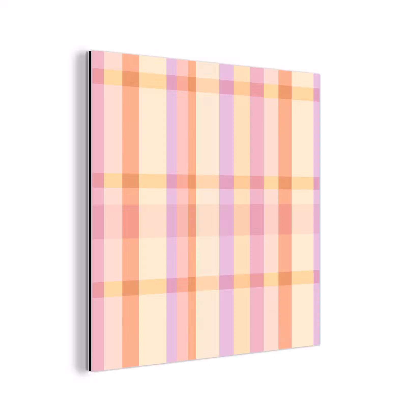 Aluminium schilderij - Pastel - uitpatroon - Geometrisch — 1